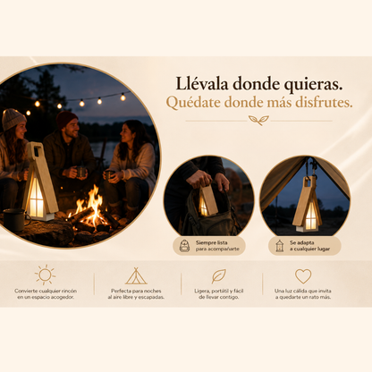 Lámpara LED Portátil Multiuso Recargable